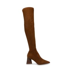 Steve Madden-Womens Evermore Brown Boots-SMSEVERMORE-BRO