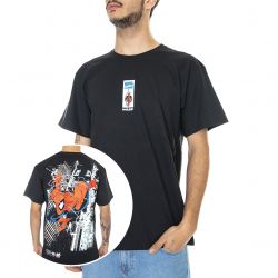 Huf-Mens Spiderman Black T-Shirt-TS01892-BLACK
