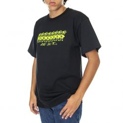 Huf-Mens Huf x Thrasher Mason Black T-Shirt-TS01920-BLACK