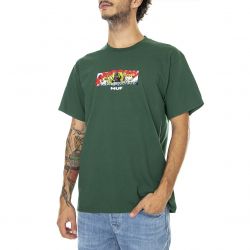 Huf-Mens Rage S/S Tee Forest Green-TS01974-FOGRN