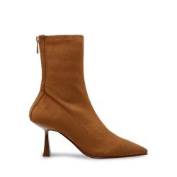 Steve Madden-Womens Janeth Cognac Ankle Boots-SMSJANETH-COG