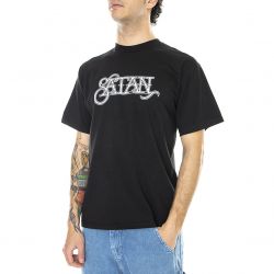 ARIES-Mens Satana Black T-Shirt-FQAR60004-003