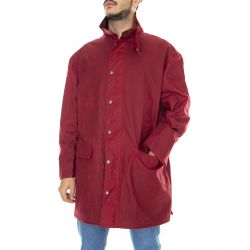 MAGLIANO-Mens 7/8 Raincoat Red Jacket-I88002304-FU04-45