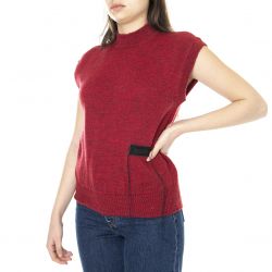 MAGLIANO-Womens Palmiro Working Red Sleeveless T-Shirt-I58205885-FU85-55