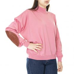 MAGLIANO-Womens Twisted Lupettom Pink Sweater-MAXMKN10YA02-M58209180-GL80-4