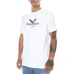 Usual-Eagle - Maglietta Girocollo Uomo Bianca