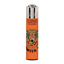C1rca-Clipper Circa - Halloween Night Orange / Multi Reusbale Lighter