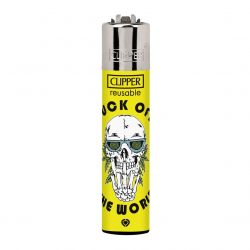 C1rca-Clipper Circa - Fuck Off The World Yellow / Multicoloured Lighter