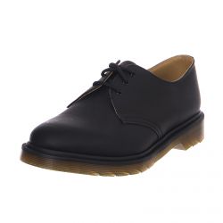 DR.MARTENS-Unisex 1461 Pw Lace-Up Black Noir Greasy Shoes-10078005
