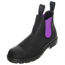 MOMODESIGN-Womens Sukie Black Violet Ankle Boots