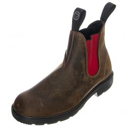 MOMODESIGN-Womens Sukie Brown Red Ankle Boots