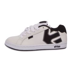 Etnies-Fader Sneakers - White / Dark Grey - Scarpe Profilo Basso Uomo Bianche-4101000203-120