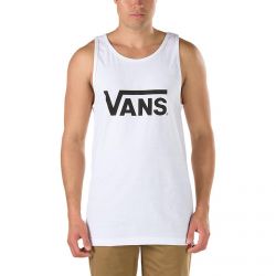 Vans-Mens Classic White / Black Tanktop-VY8VYB2