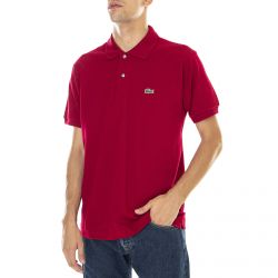 Lacoste-Mens 476 Logo Red Polo Shirt