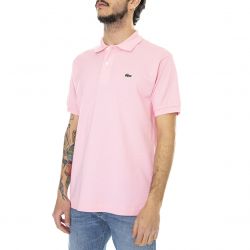 Lacoste-Mens 7SY Pink Polo Shirt-1212-7SY