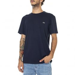 Lacoste-T-Shirt-166 - Maglietta Girocollo Uomo Blu