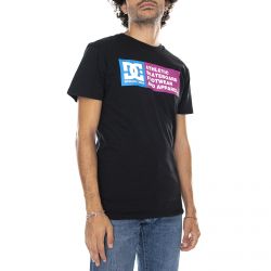 DC-Vertical Zone 2 T-shirt - Black - Maglietta Girocollo Uomo Nera-EDYZT03904-KVJ0