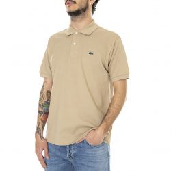 Lacoste-Mens 02S Sand Beige Polo Shirt-1212-02S