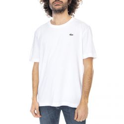 Lacoste-Mens Logo White T-Shirt -TH7618-001