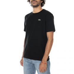 Lacoste-Mens Logo Black T-Shirt-TH7618-031