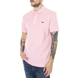 Lacoste-Mens M/C 7SY Light Pink Rose Polo Shirt-PH4012-7SY