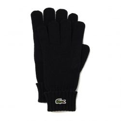 Lacoste-Guanti-031 Black Gloves