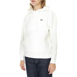 Lacoste-Womens Sweatshirt-70V White Crewneck Sweat