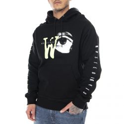 WASTED PARIS-Mens Zone 51 Black Hooded Sweatshirt 