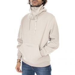 WASTED PARIS-Essential 450 Hoodied Sweatshirt - Sand - Felpa con Cappuccio Uomo Beige