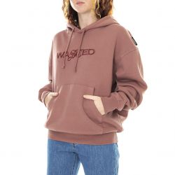 WASTED PARIS-Womens Signature Chill Faded Canyon Pink Hooded Sweatshirt