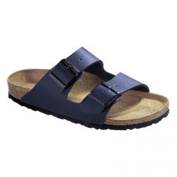 Birkenstock-Unisex Arizona Birko Flor Blue Sandals - Narrow Fit-051753