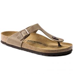 Birkenstock-Mens Gizeh Tobacco Brown Sandals - Regular Fit-943811