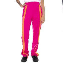 Fila-Womens Sachika Pink Yarrow / Mandarin Orange Track Pants-687258-A253