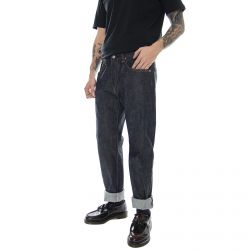 Edwin-Mens Regular Tapered Raw State Blue Denim Jeans -I027655-019I