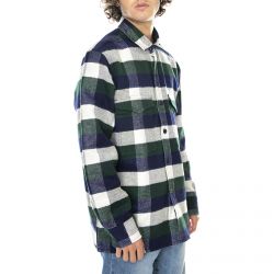 Edwin-Bih Shirt - Greener Pastures / Navy Blue - Camicia Uomo Multicolore-I028615-GPN67