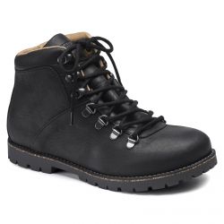Birkenstock-Mens Jackson Black Lace-Up High-Profile Shoes - Regular Fit-1017325