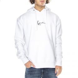 Karl Kani-Mens KK Signature White Hooded Sweatshirt-KRCKKMQ12005