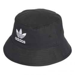 Adidas-Trefoil Bucket Hat - Black - Cappello da Pescatore Nero-AJ8995