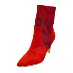 Buffalo-Buffalo Ankle Boots - Red - Stivaletti Donna Rossi-BN11811091