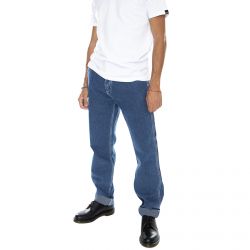 CARHARTT WIP-Mens Ruck Single Knee Blue Denim Jeans Pants -I022948.01.06.32