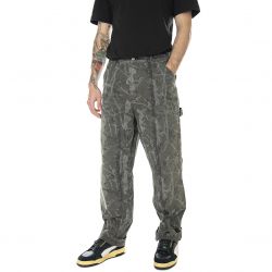 CARHARTT WIP-Double Knee Pant Camo Tree, Green - Pantaloni Uomo Multicolore-I026489.06A.3K.32