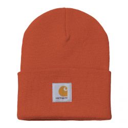 CARHARTT WIP-Watch Hat Brick Orange - Cappellino a Cuffia Arancione-I020222.04V.00.06
