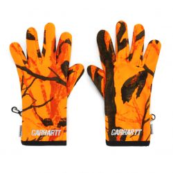 CARHARTT WIP-Beaufort Gloves CamoTreeOrange/ReflectiveGrey - Guanti Arancioni-I026838.05Z.90.04