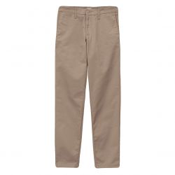 CARHARTT WIP-Sid Pant Leather - Pantaloni Uomo Beige -I027233.8Y.02.32