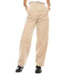 CARHARTT WIP-W' Cardony Pant Wall - Pantaloni in Velluto Donna Beige-I027400.G1.02.00