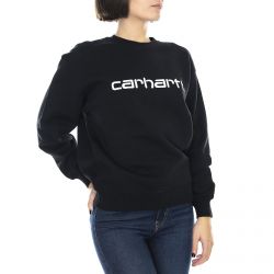 CARHARTT WIP-W' Carhartt Sweatshirt Black / White-I027475.89.90.03