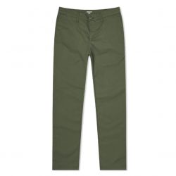 CARHARTT WIP-Sid Pant Dollar Green - John Short Soft Aloe - Rigid Cotton-I027955.667.02.32