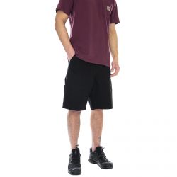 CARHARTT WIP-Single Knee Black Shorts-I027942.89.02.00