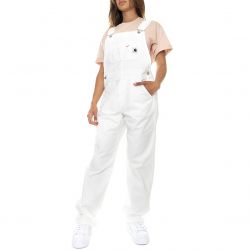 CARHARTT WIP-W' Bib Overall Straight Off-White - Salopette Donna Bianca-I027998.350.GD.03