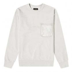 CARHARTT WIP-Military Mesh Pocket Sweatshirt Pebble-I027720.09C.00.03